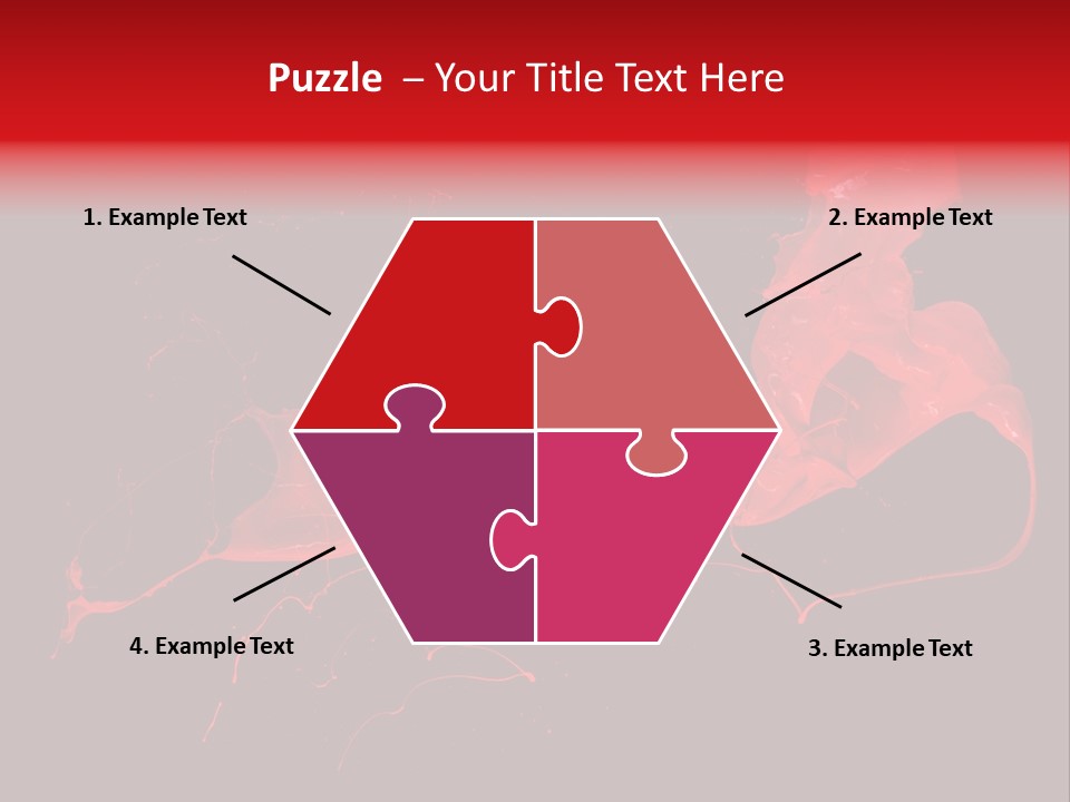 Black Hand Brush PowerPoint Template