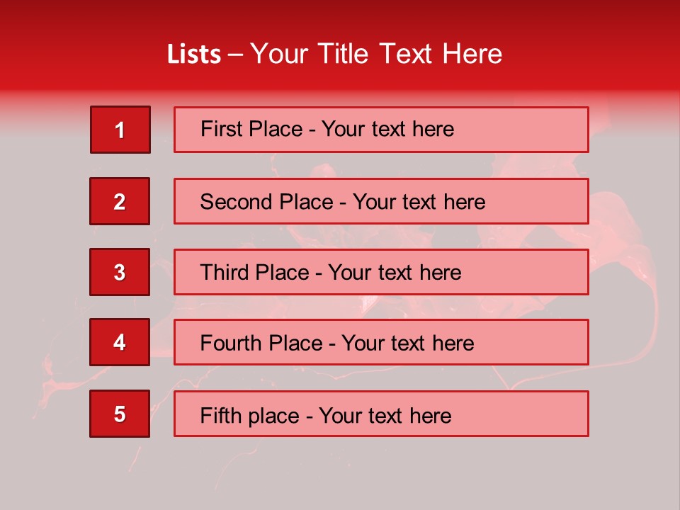 Black Hand Brush PowerPoint Template