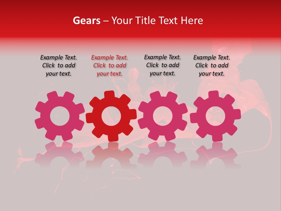 Black Hand Brush PowerPoint Template