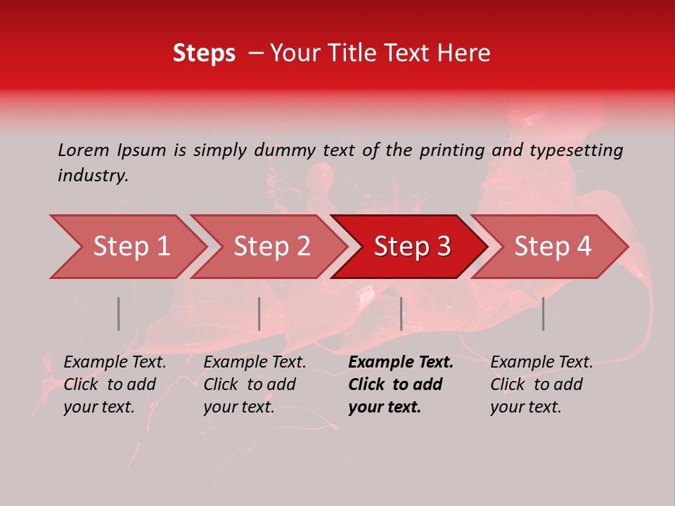 Black Hand Brush PowerPoint Template