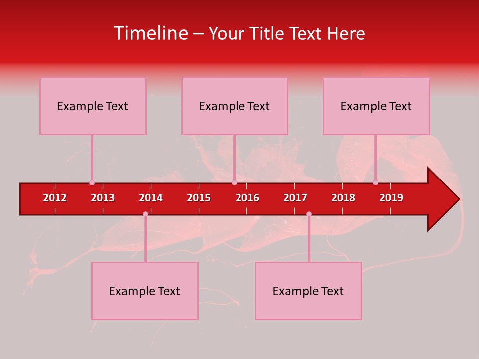 Black Hand Brush PowerPoint Template