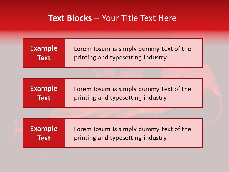 Black Hand Brush PowerPoint Template