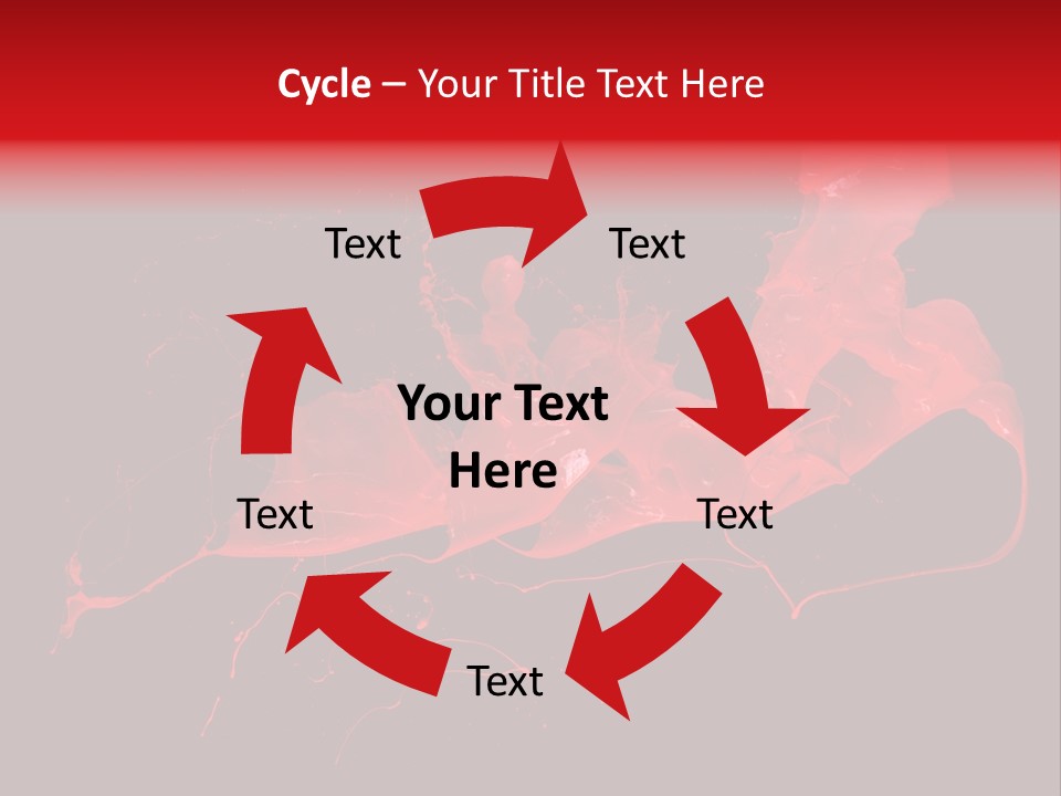 Black Hand Brush PowerPoint Template