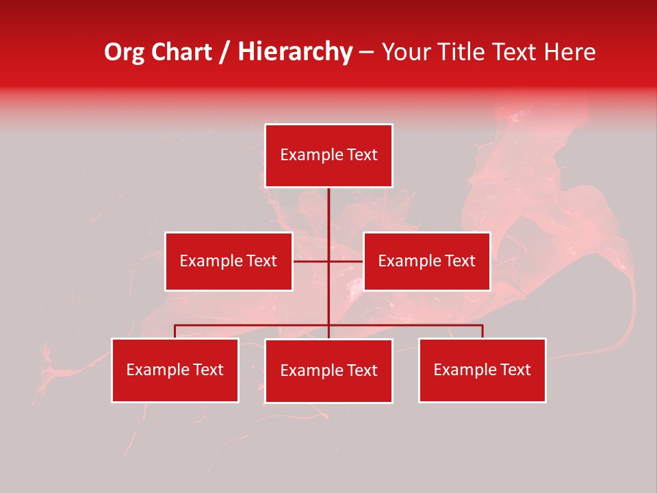 Black Hand Brush PowerPoint Template
