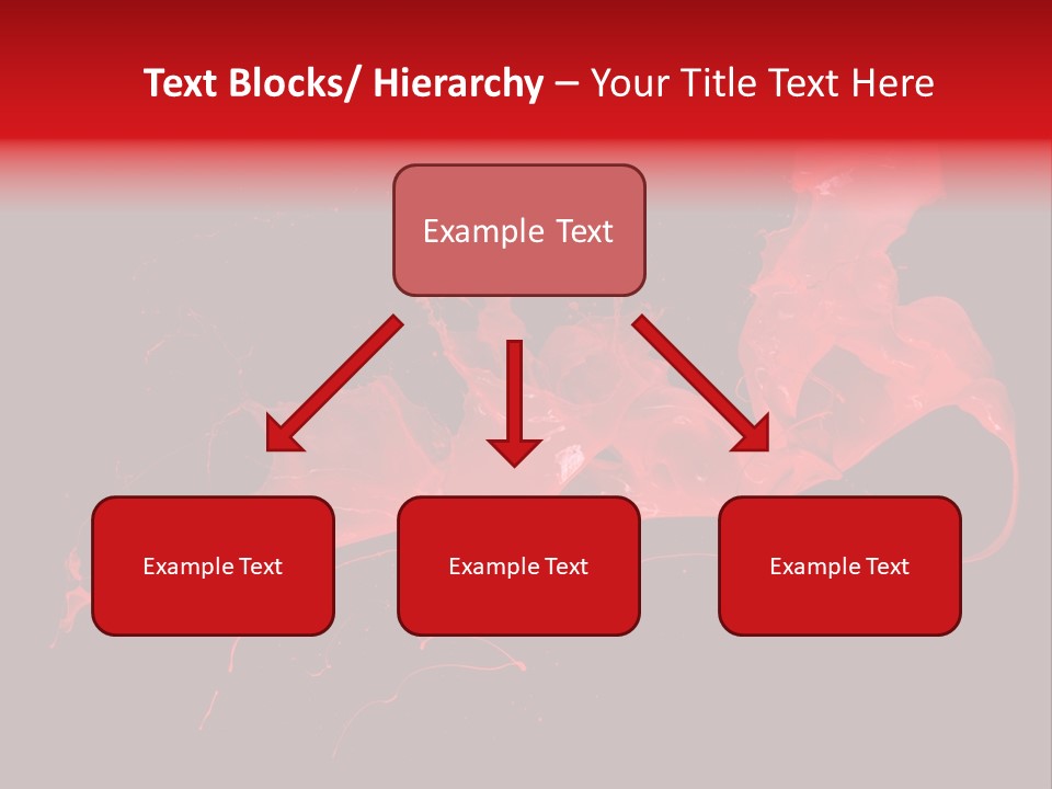 Black Hand Brush PowerPoint Template