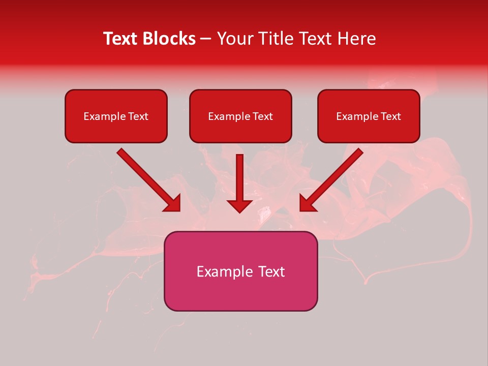 Black Hand Brush PowerPoint Template