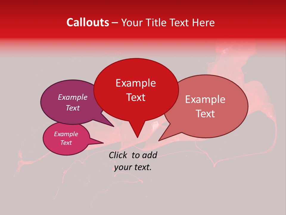 Black Hand Brush PowerPoint Template