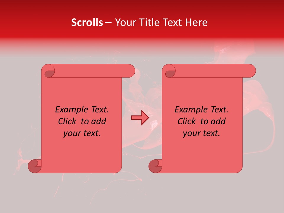Black Hand Brush PowerPoint Template
