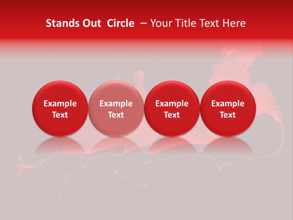 Black Hand Brush PowerPoint Template