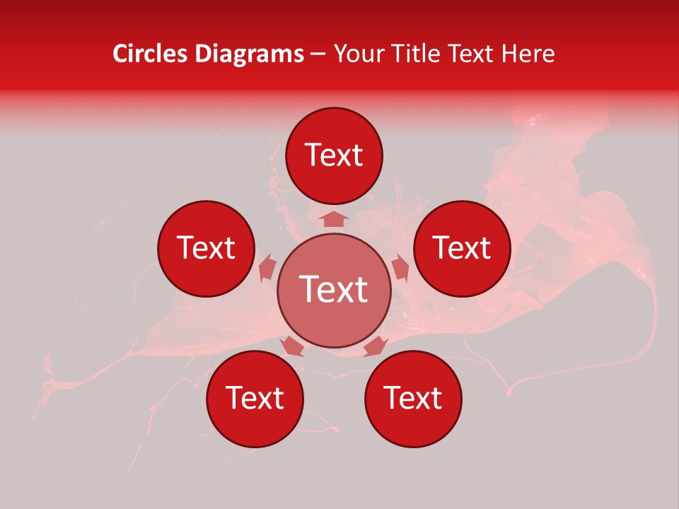 Black Hand Brush PowerPoint Template