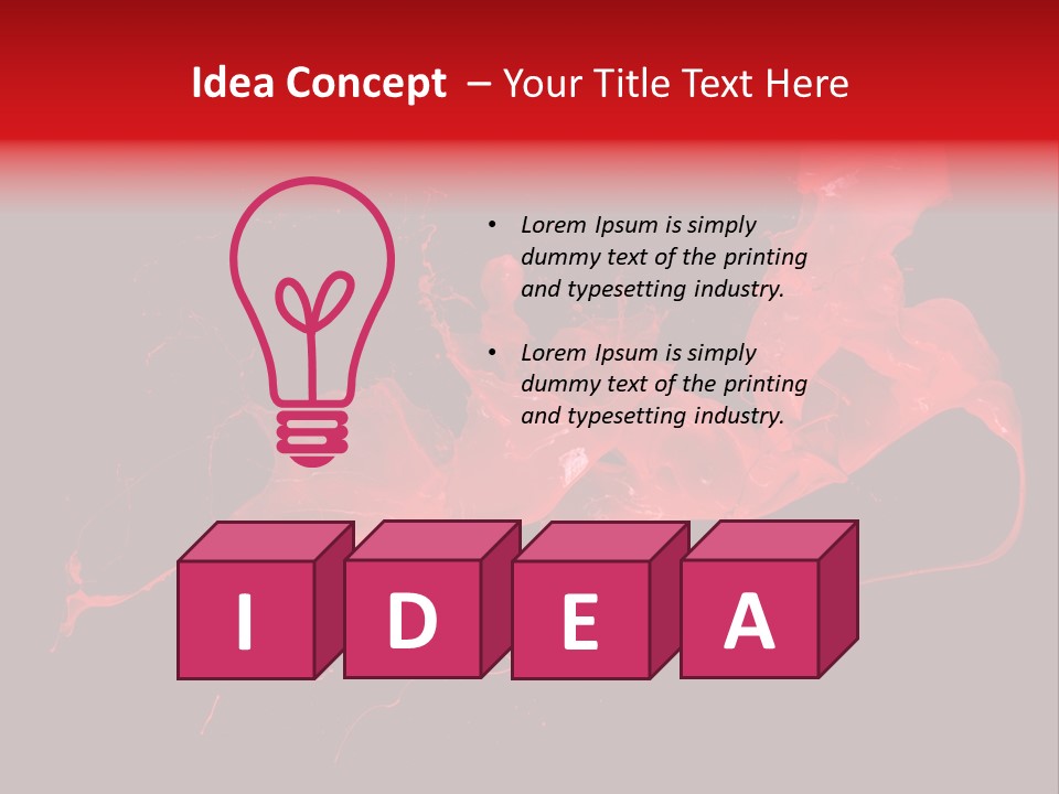 Black Hand Brush PowerPoint Template