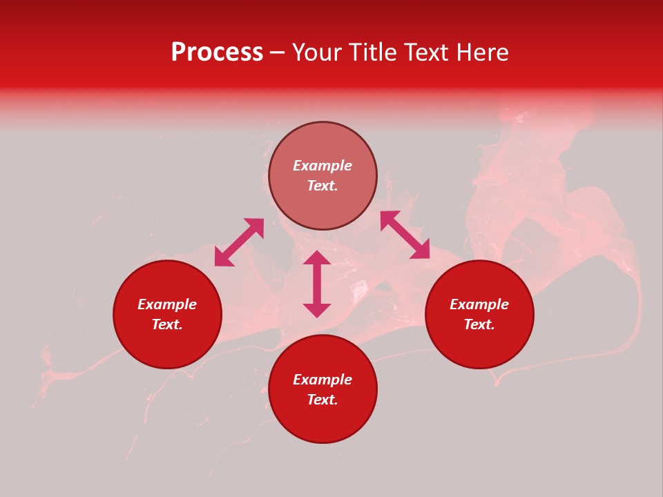 Black Hand Brush PowerPoint Template