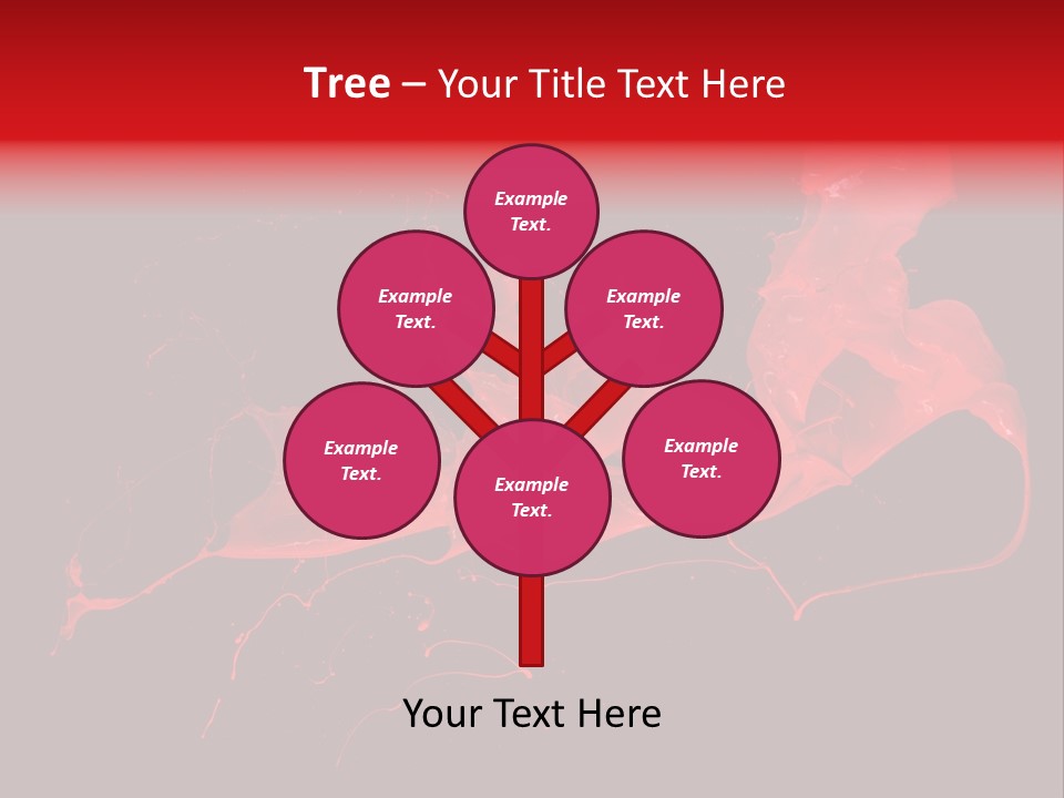 Black Hand Brush PowerPoint Template