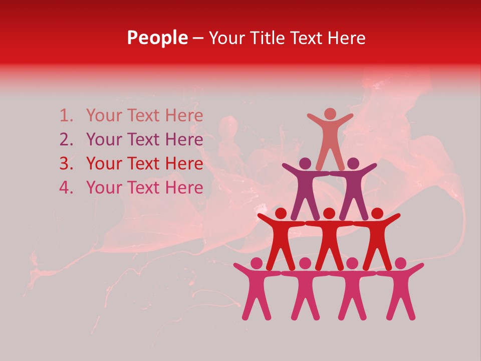 Black Hand Brush PowerPoint Template