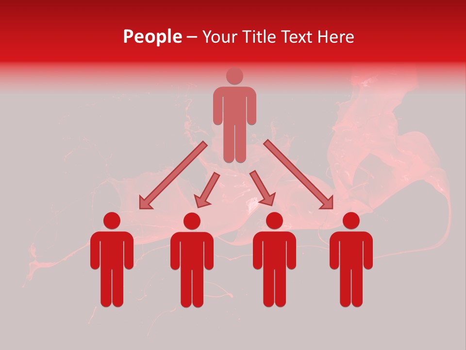 Black Hand Brush PowerPoint Template