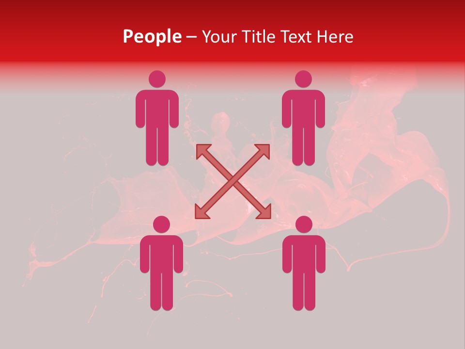 Black Hand Brush PowerPoint Template