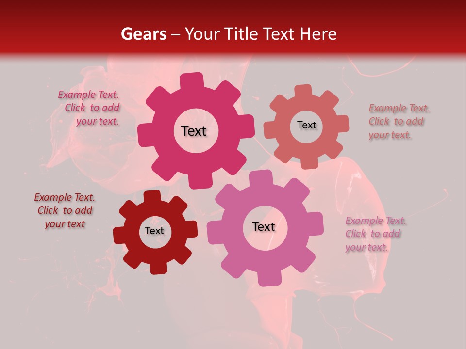 Hand Splashing Splash PowerPoint Template