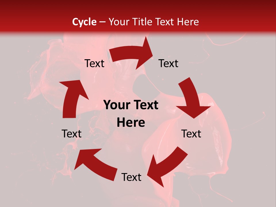 Hand Splashing Splash PowerPoint Template