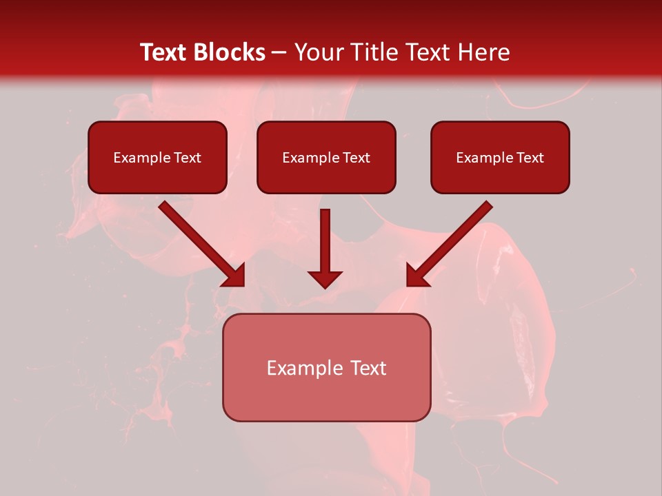 Hand Splashing Splash PowerPoint Template