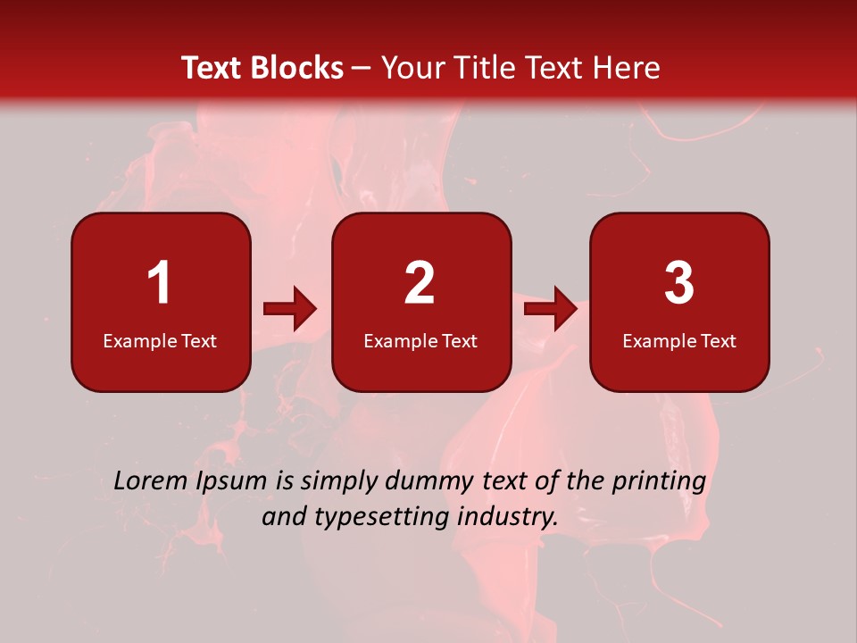 Hand Splashing Splash PowerPoint Template