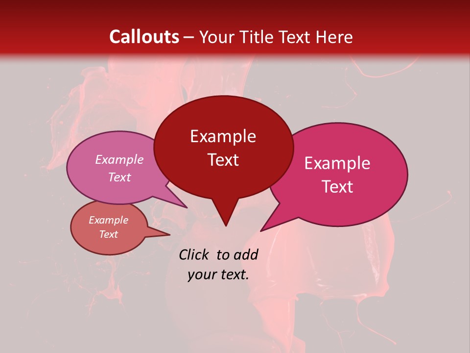 Hand Splashing Splash PowerPoint Template