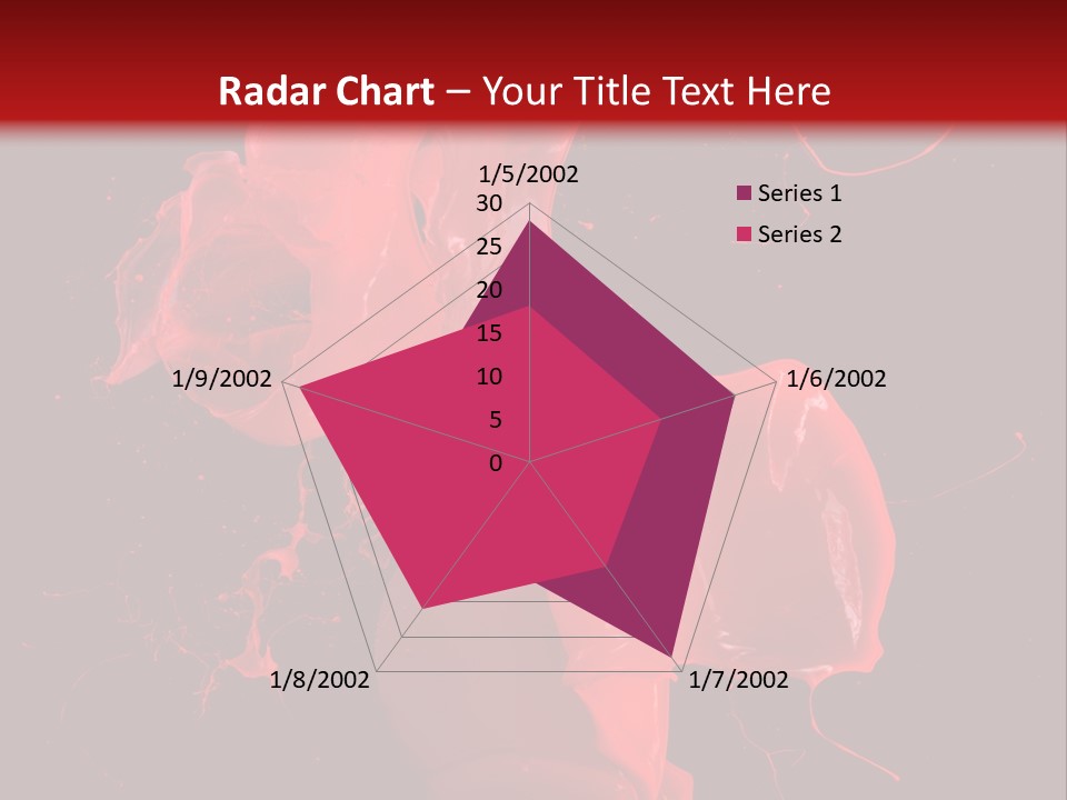Hand Splashing Splash PowerPoint Template