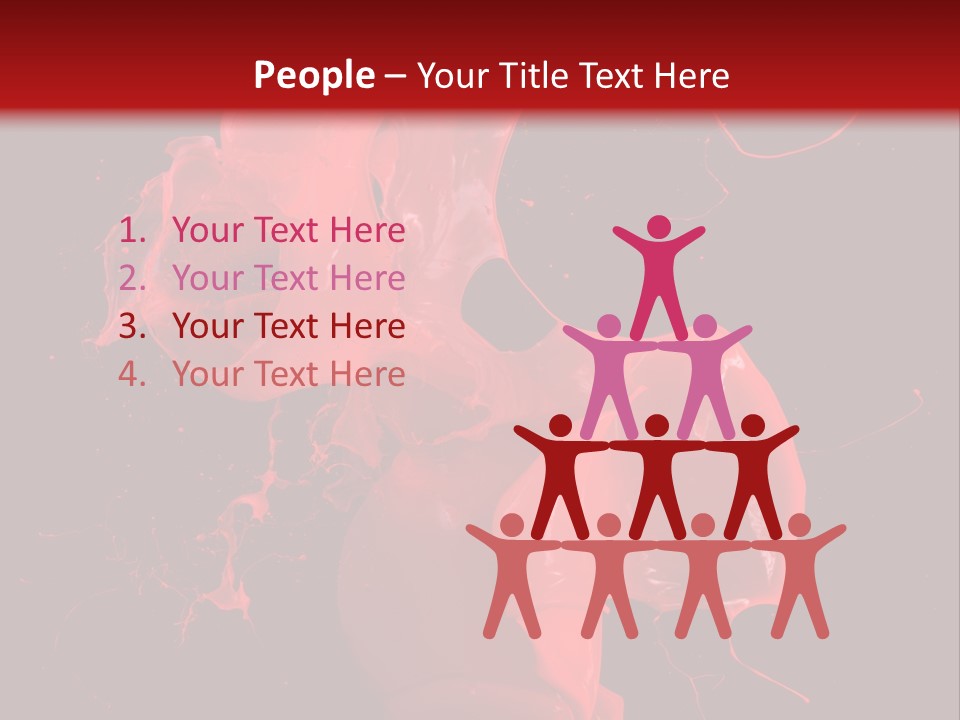 Hand Splashing Splash PowerPoint Template