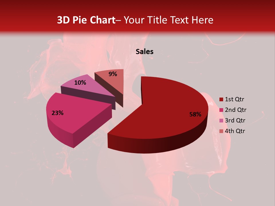 Hand Splashing Splash PowerPoint Template
