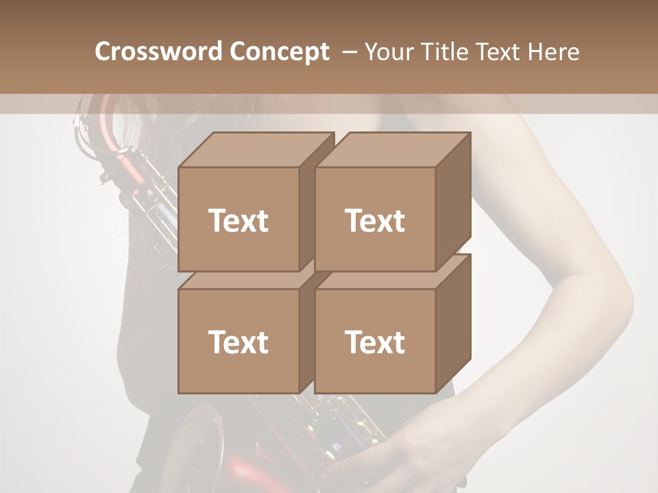 Lady Perform Blondie PowerPoint Template