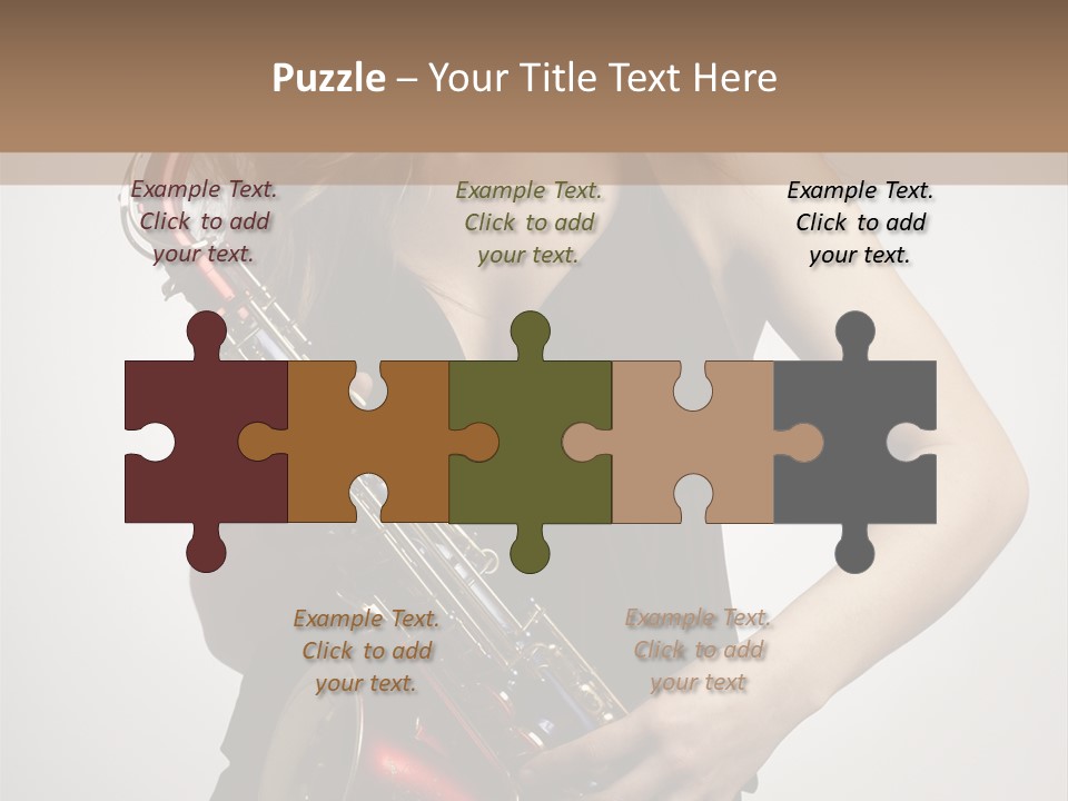 Lady Perform Blondie PowerPoint Template