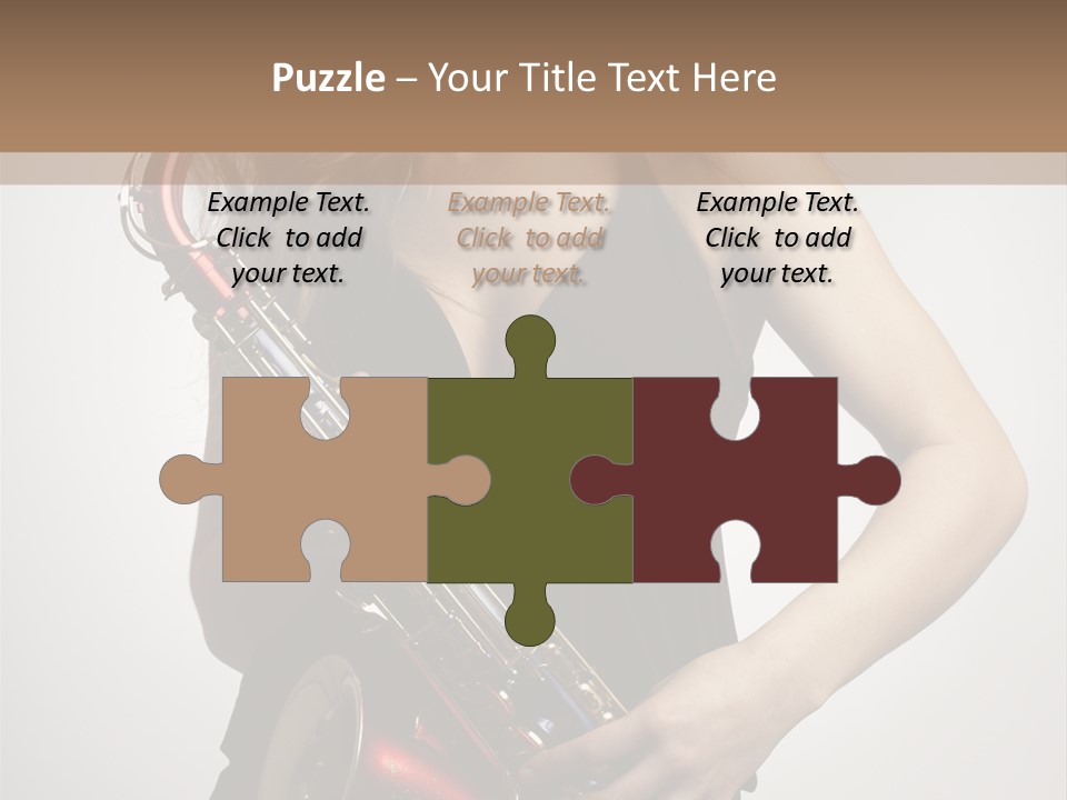 Lady Perform Blondie PowerPoint Template