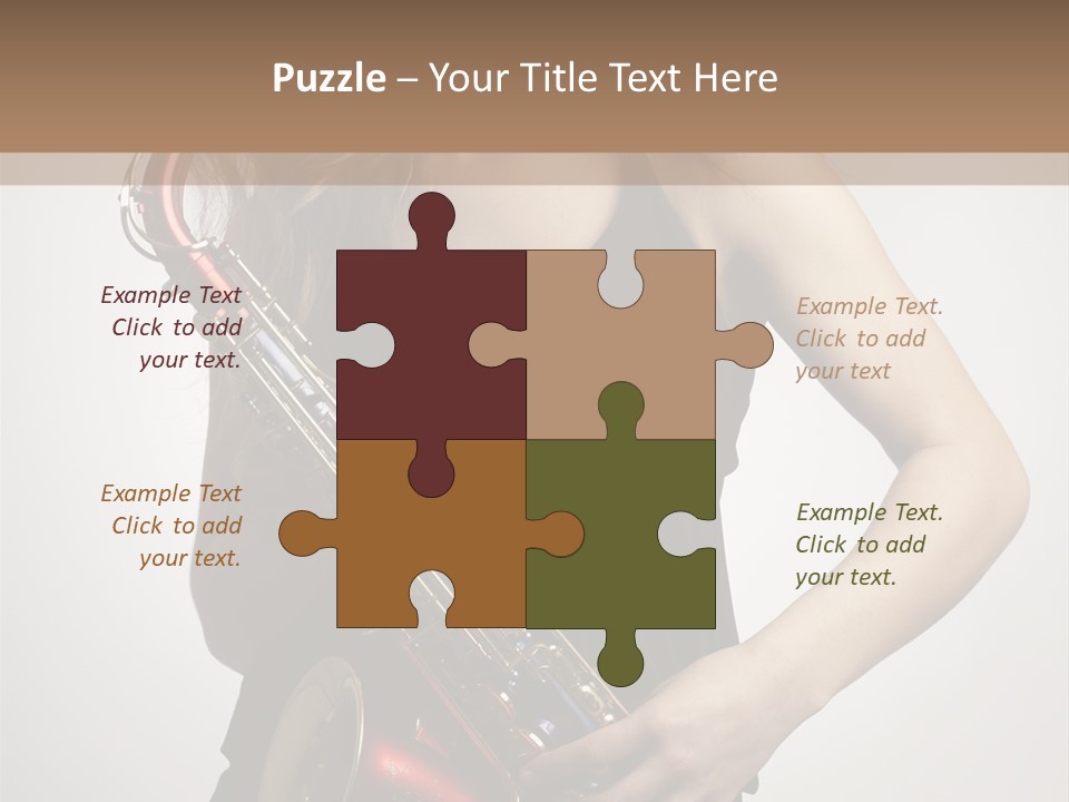 Lady Perform Blondie PowerPoint Template