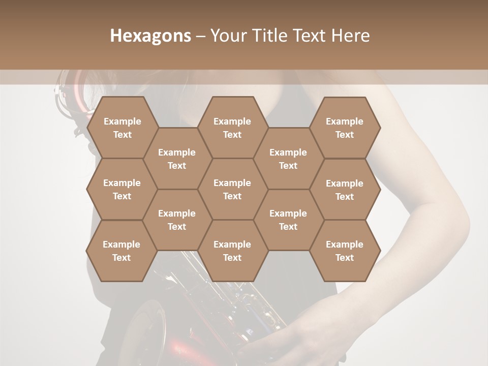 Lady Perform Blondie PowerPoint Template