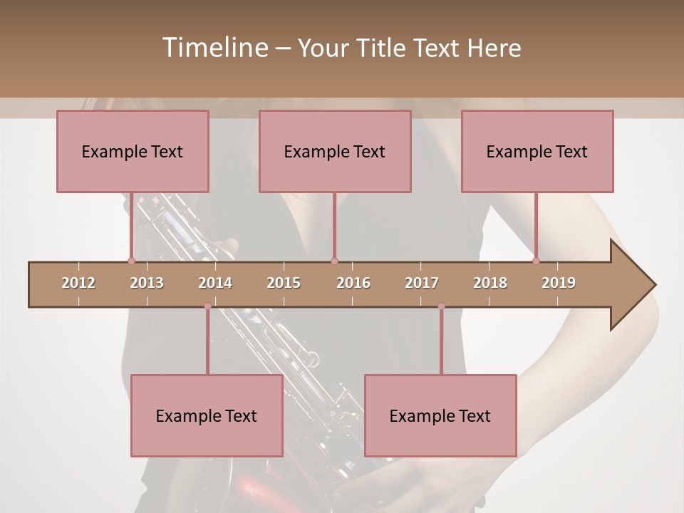 Lady Perform Blondie PowerPoint Template