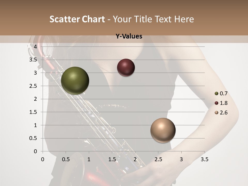 Lady Perform Blondie PowerPoint Template