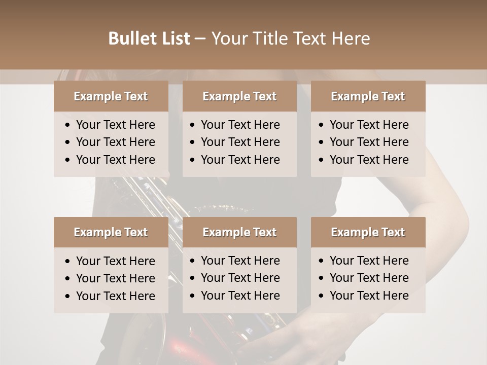 Lady Perform Blondie PowerPoint Template