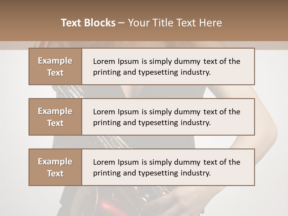 Lady Perform Blondie PowerPoint Template