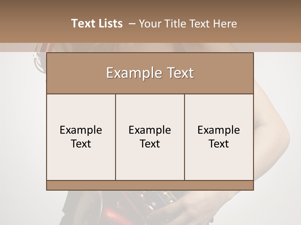Lady Perform Blondie PowerPoint Template