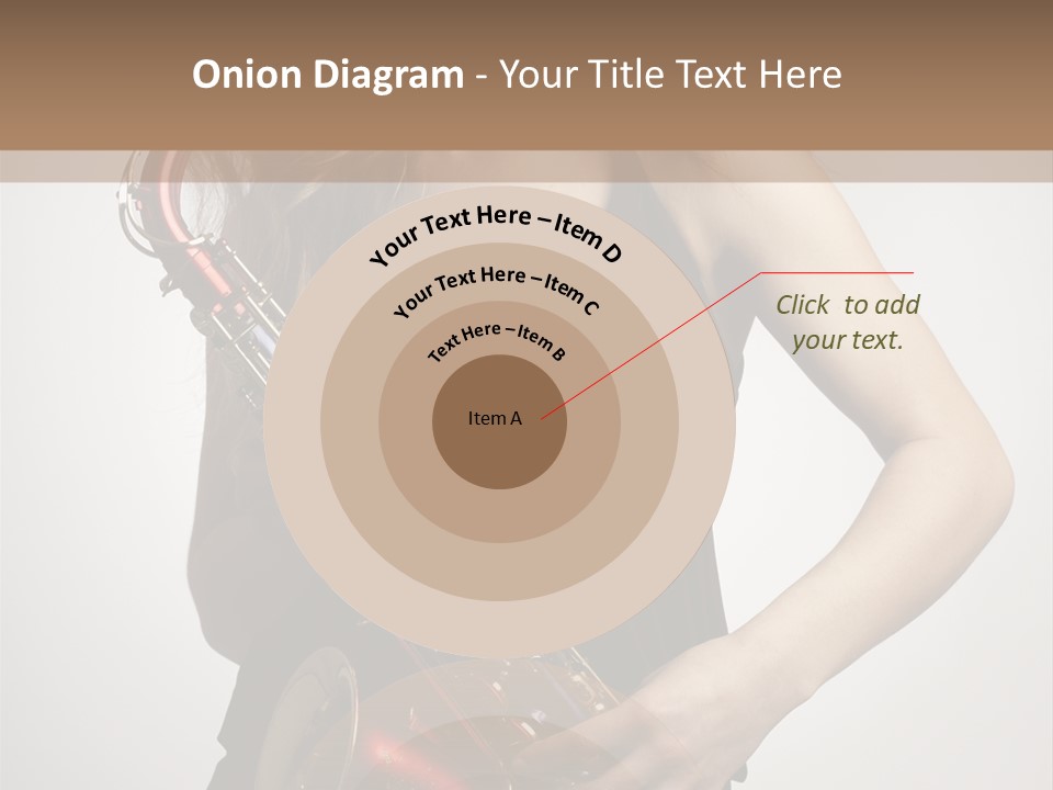 Lady Perform Blondie PowerPoint Template