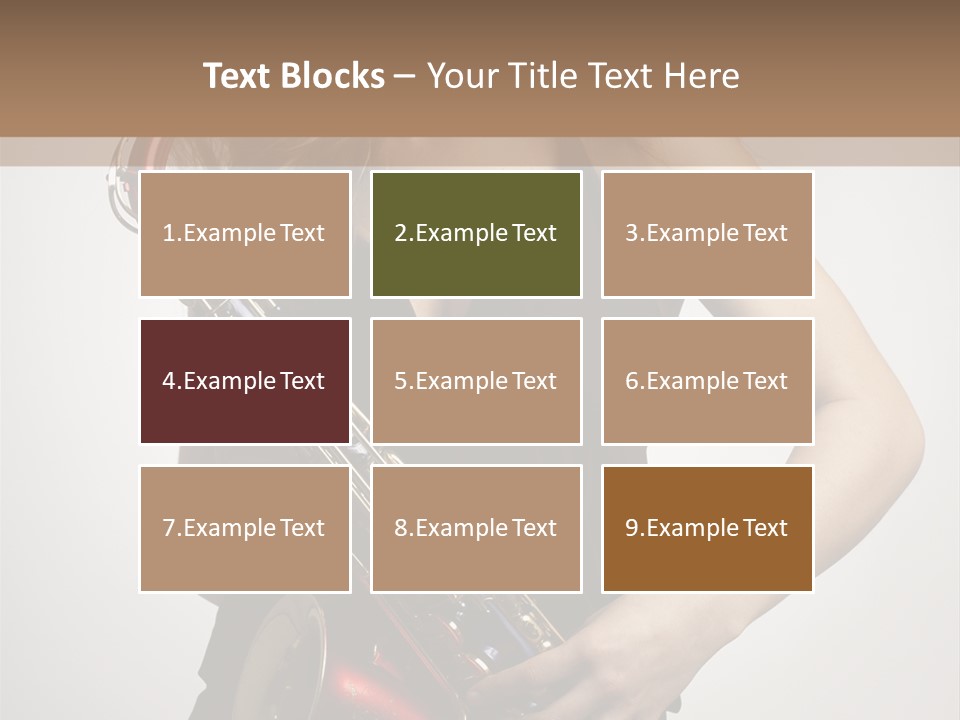 Lady Perform Blondie PowerPoint Template