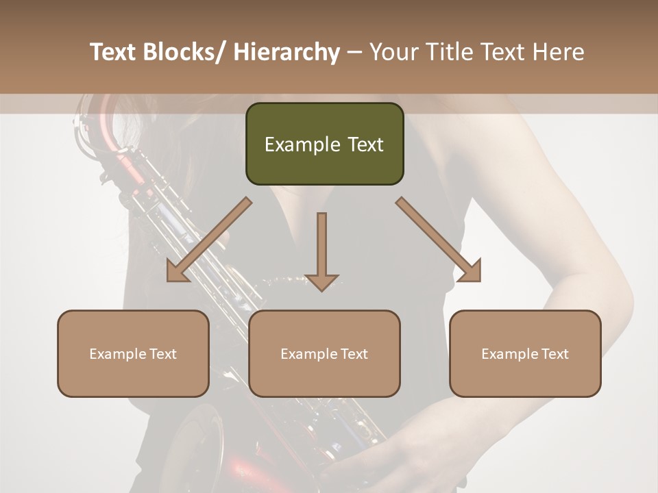 Lady Perform Blondie PowerPoint Template