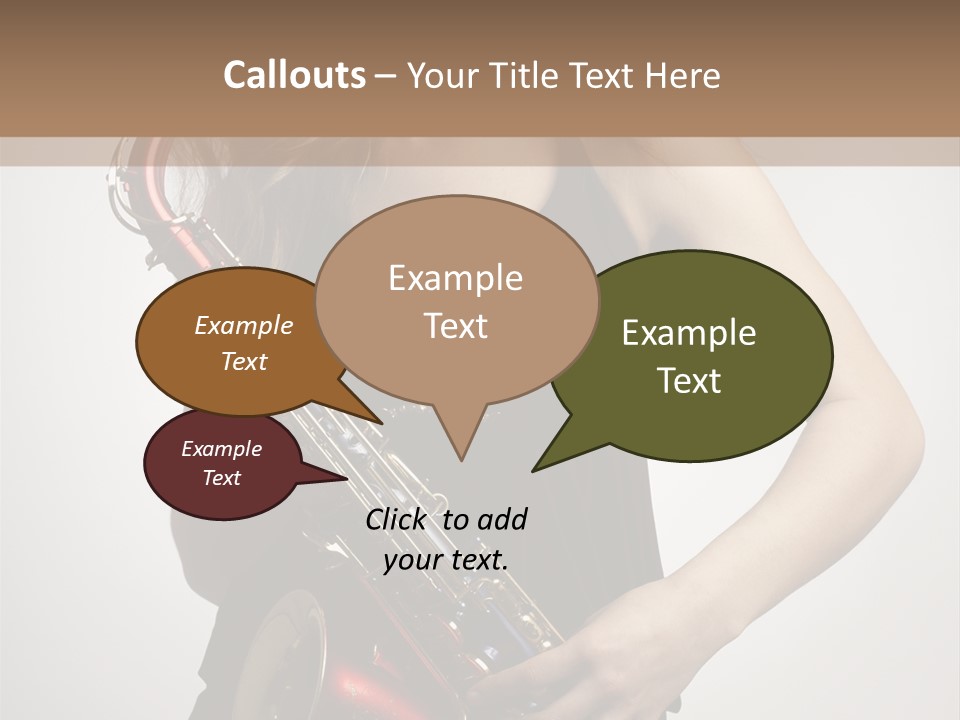 Lady Perform Blondie PowerPoint Template