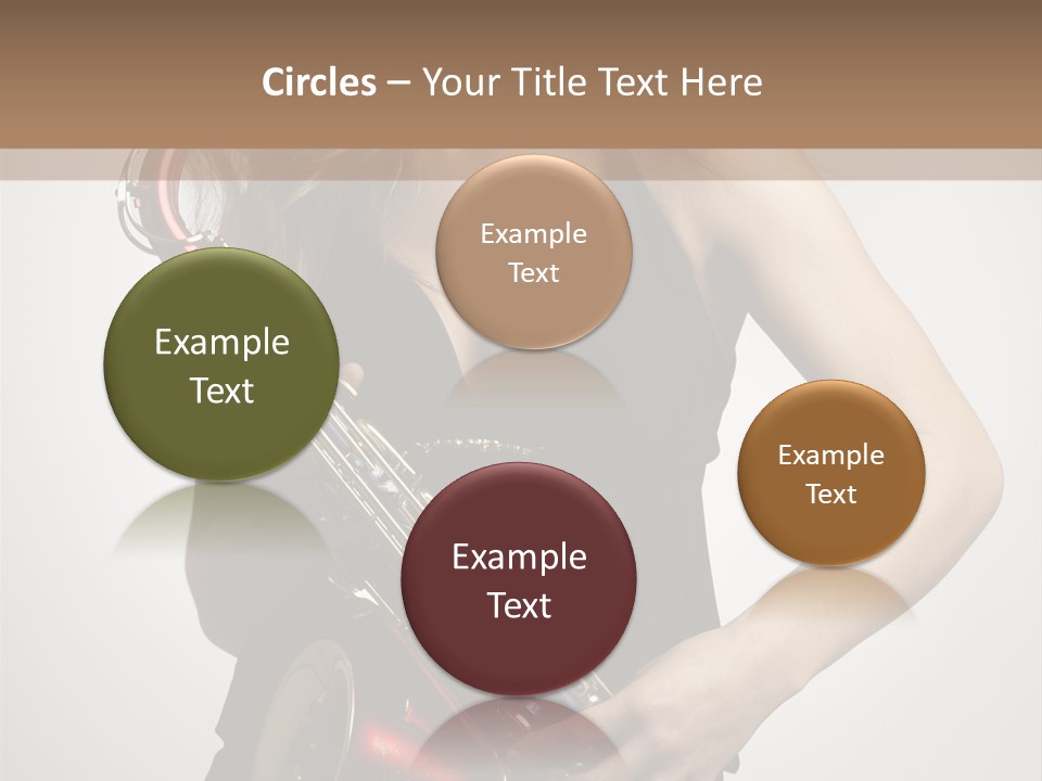 Lady Perform Blondie PowerPoint Template