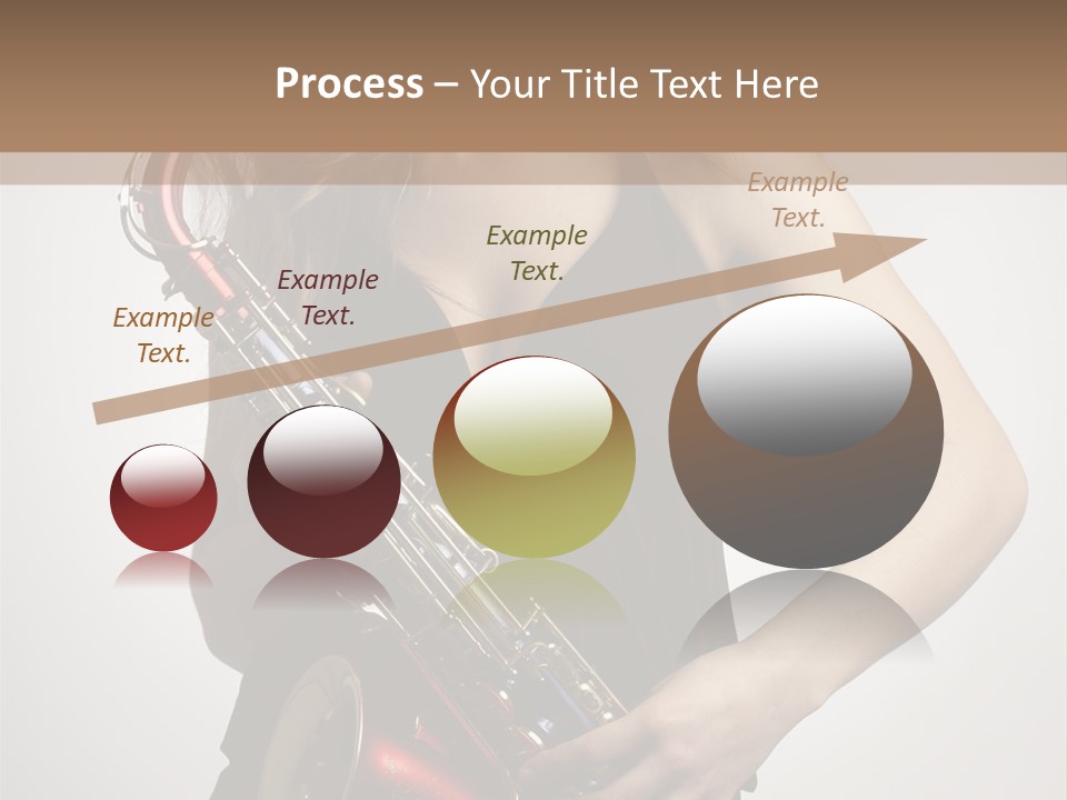 Lady Perform Blondie PowerPoint Template