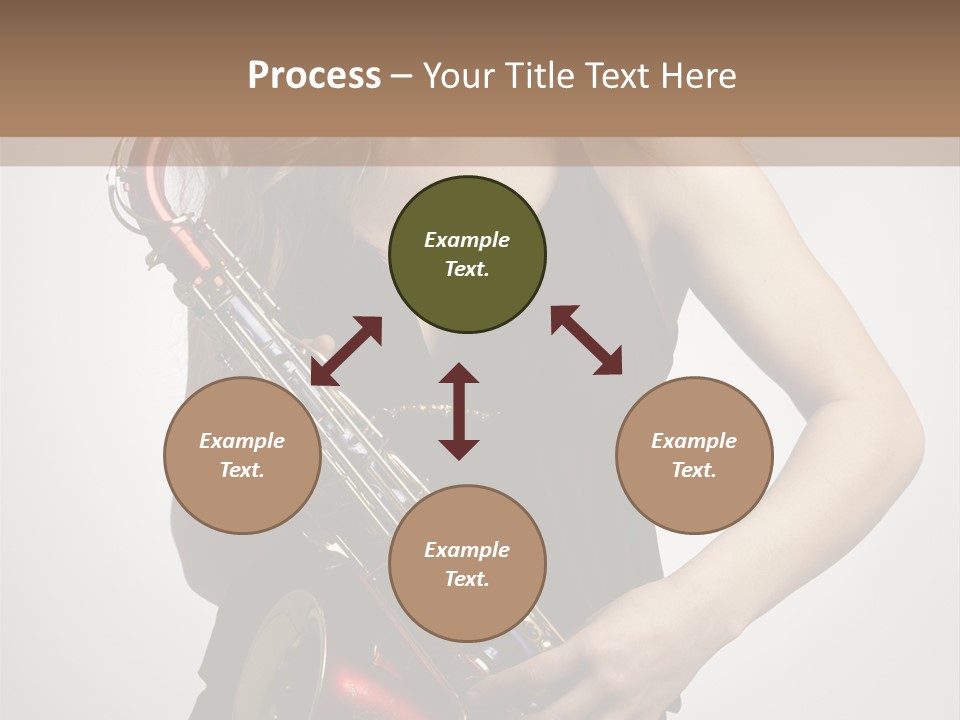 Lady Perform Blondie PowerPoint Template