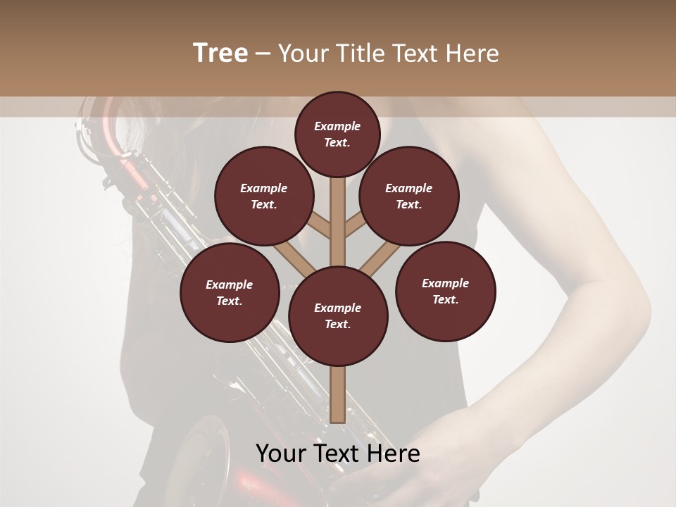 Lady Perform Blondie PowerPoint Template