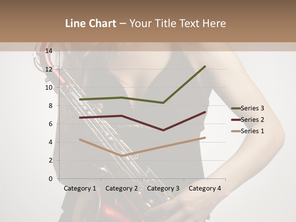 Lady Perform Blondie PowerPoint Template