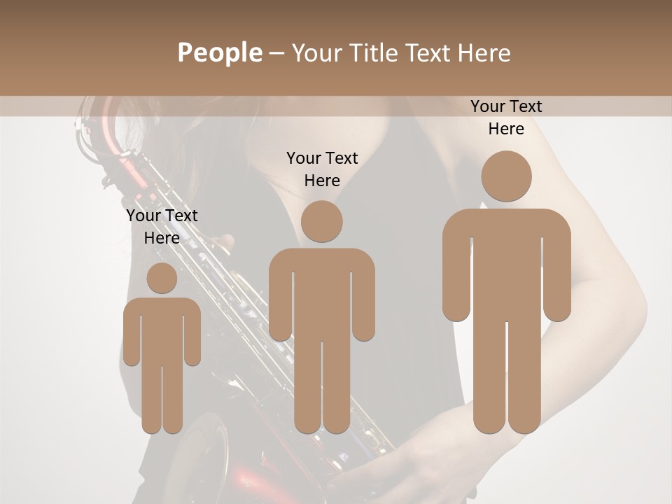 Lady Perform Blondie PowerPoint Template