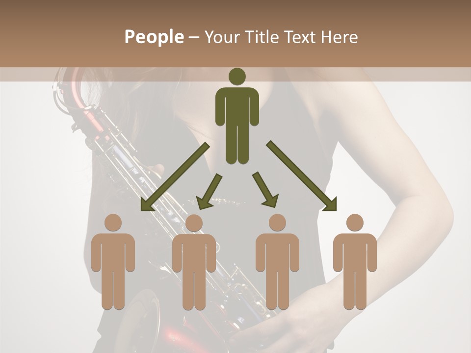 Lady Perform Blondie PowerPoint Template