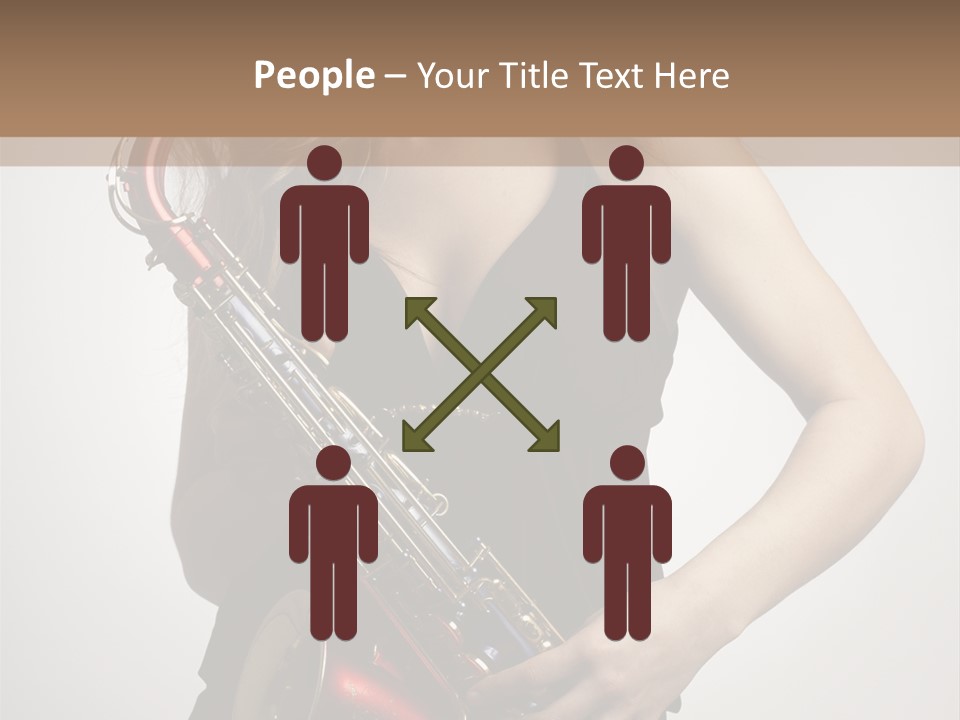 Lady Perform Blondie PowerPoint Template